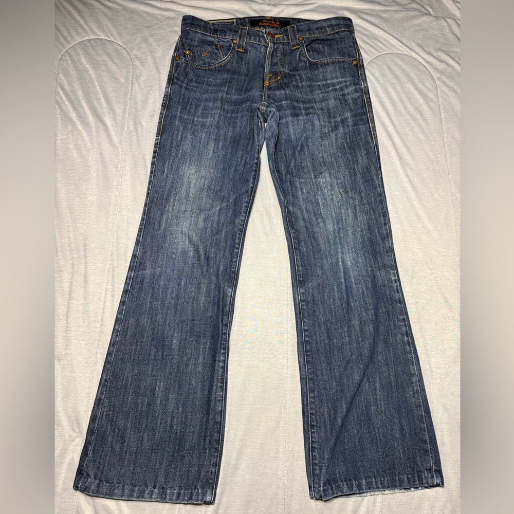 Rock & Republic Floyd Men’s Jeans 31 Bootcut Medium Wash Button Fly Y2K Denim